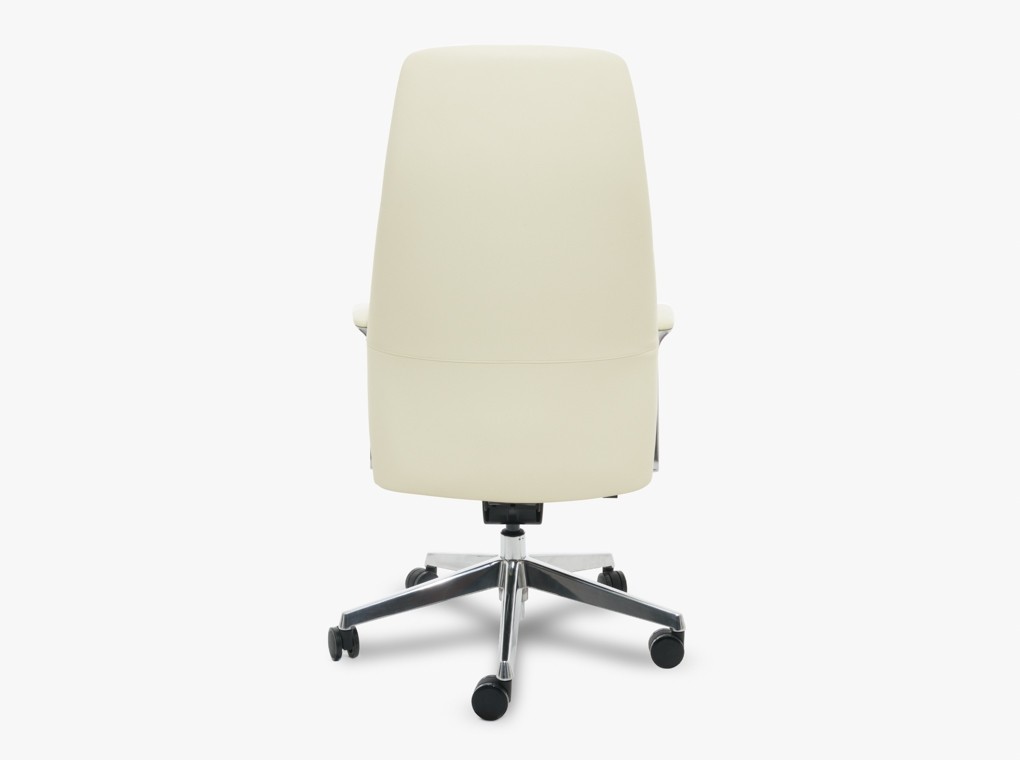 PRIMELINE A1826 KRÉMFEHÉR VALÓDI BŐR IRODASZÉK