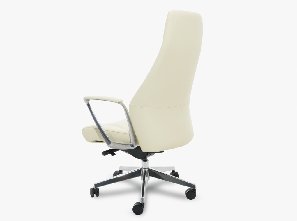 PRIMELINE A1826 KRÉMFEHÉR VALÓDI BŐR IRODASZÉK