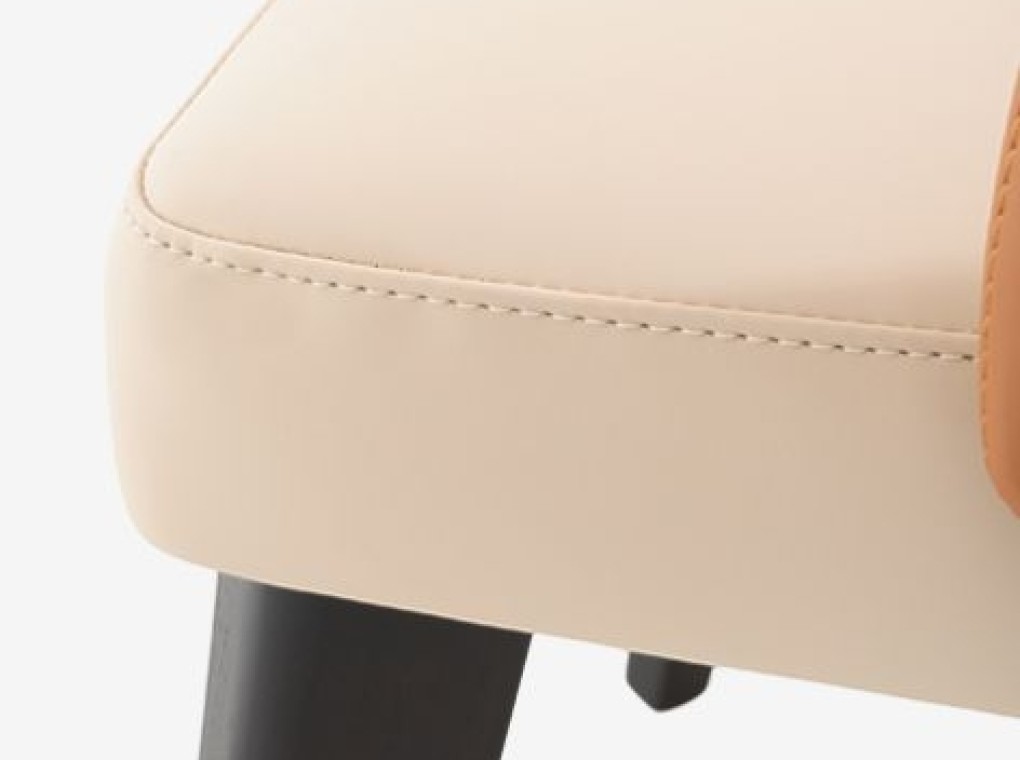 CRESCENDO C3746 BEIGE / ROZSDABARNA ÉTKEZŐSZÉK