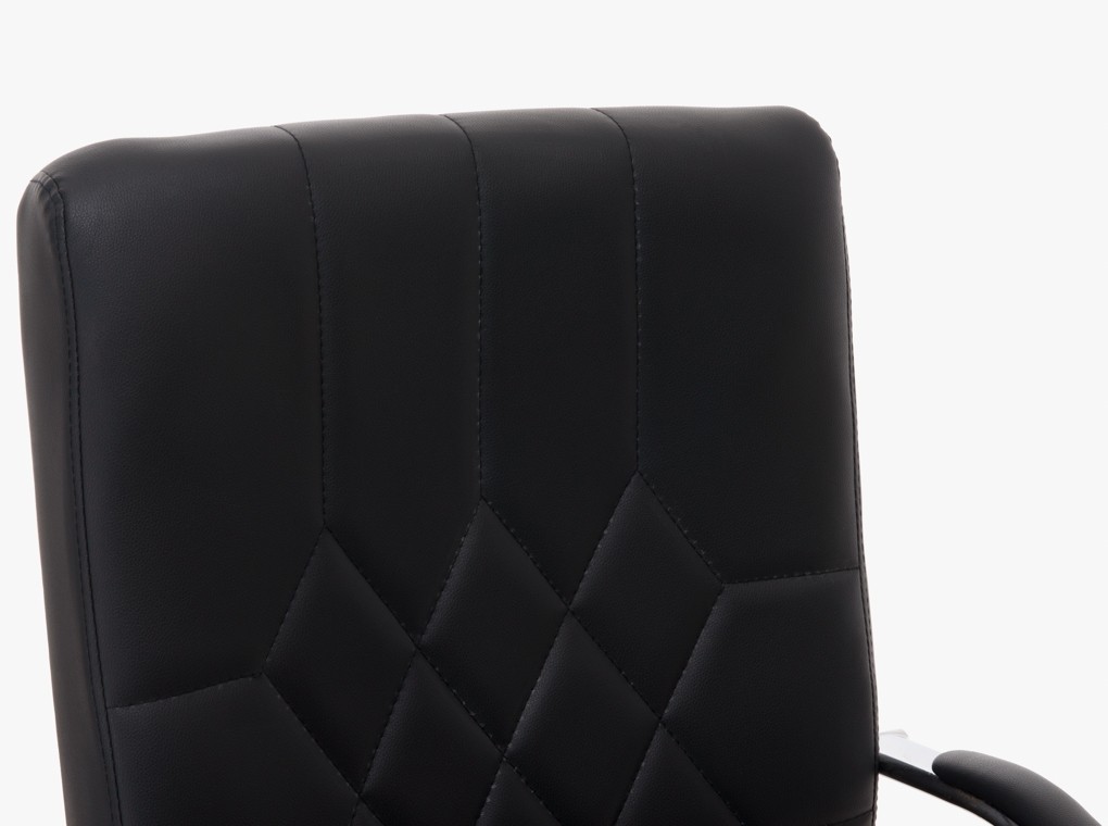 Irodaszék Jack 074 fekete textilbőr