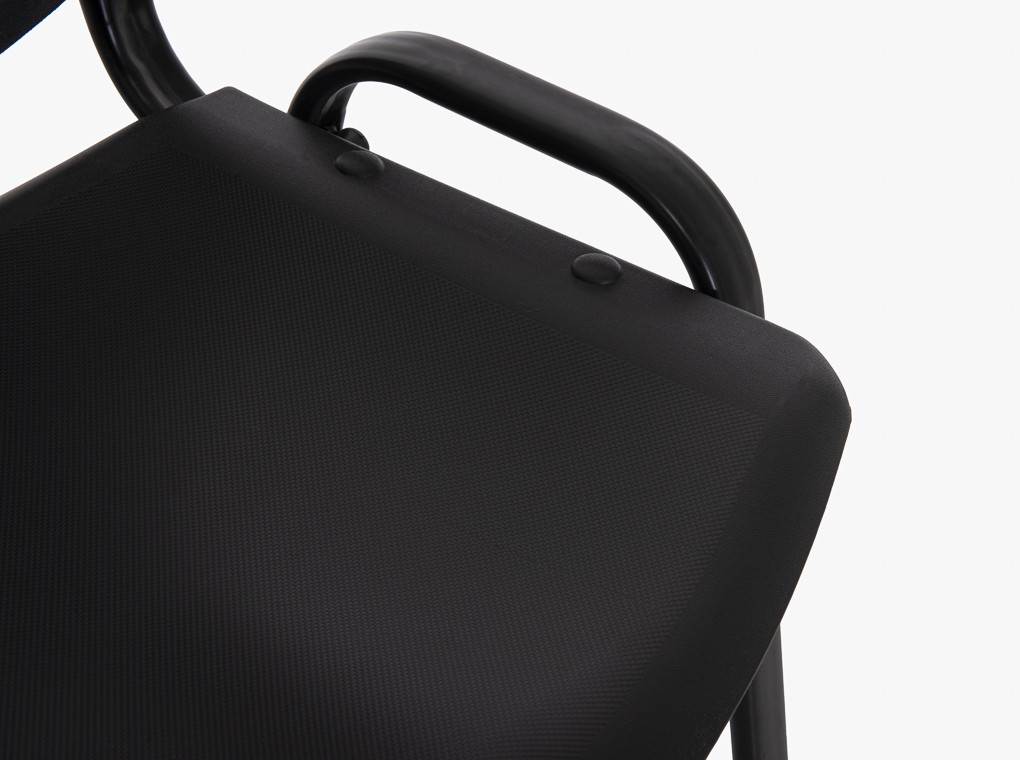 Tárgyalószék Futura CF-304PL fekete 