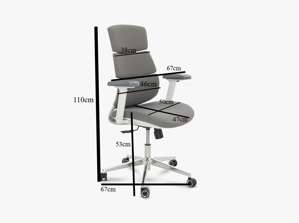 Irodaszék Winnipeg B22 szürke