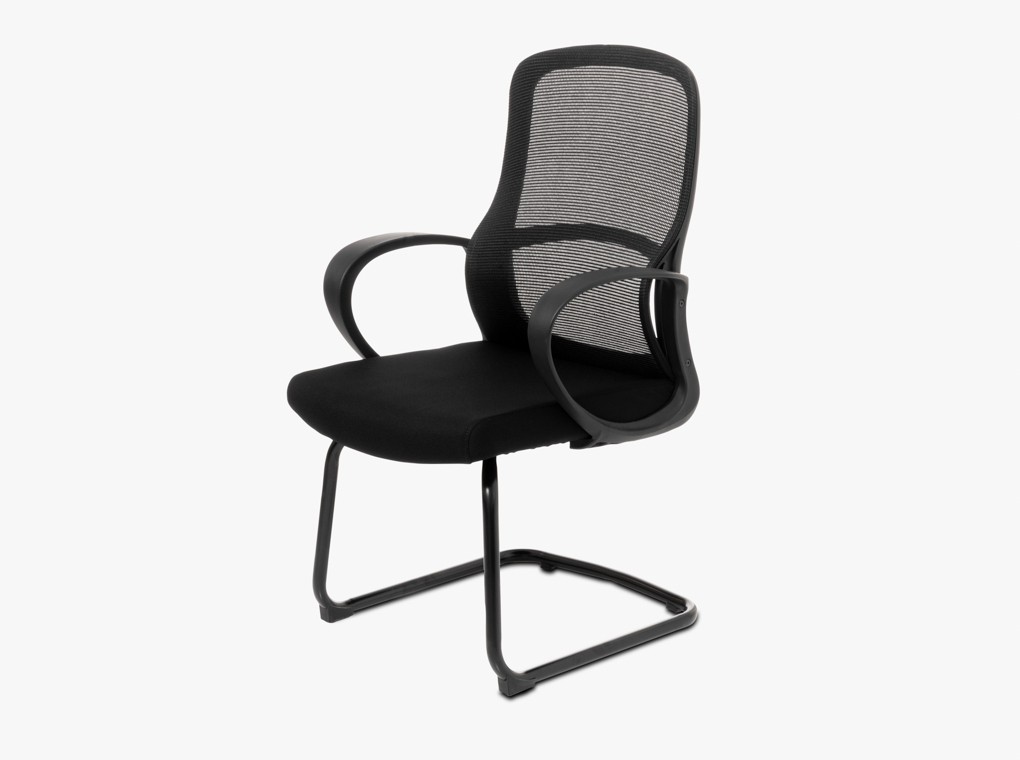 WINNIPEG D4003 FEKETE MESH TÁRGYALÓSZÉK 