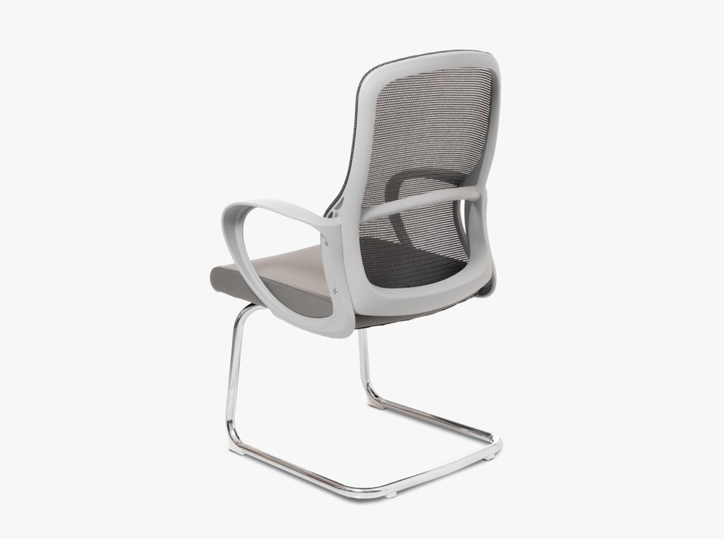 WINNIPEG D4003 SZÜRKE MESH TÁRGYALÓSZÉK 