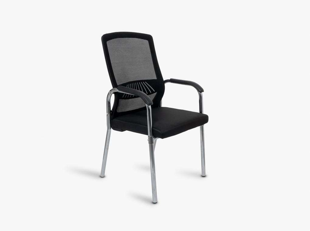 REVOTICA WINNIPEG 822H FEKETE MESH TÁRGYALÓSZÉK