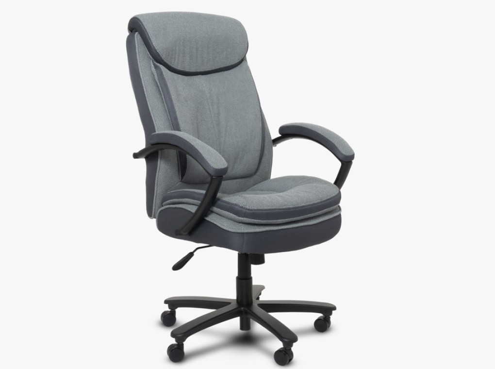 REVOTICA CALGARY 9617H SZÜRKE SZÖVET ELEGÁNS FŐNÖKI IRODASZÉK