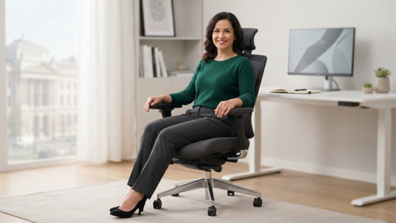 Kényelmes irodaszék túlsúlyosoknak ergonomikus kialakítással